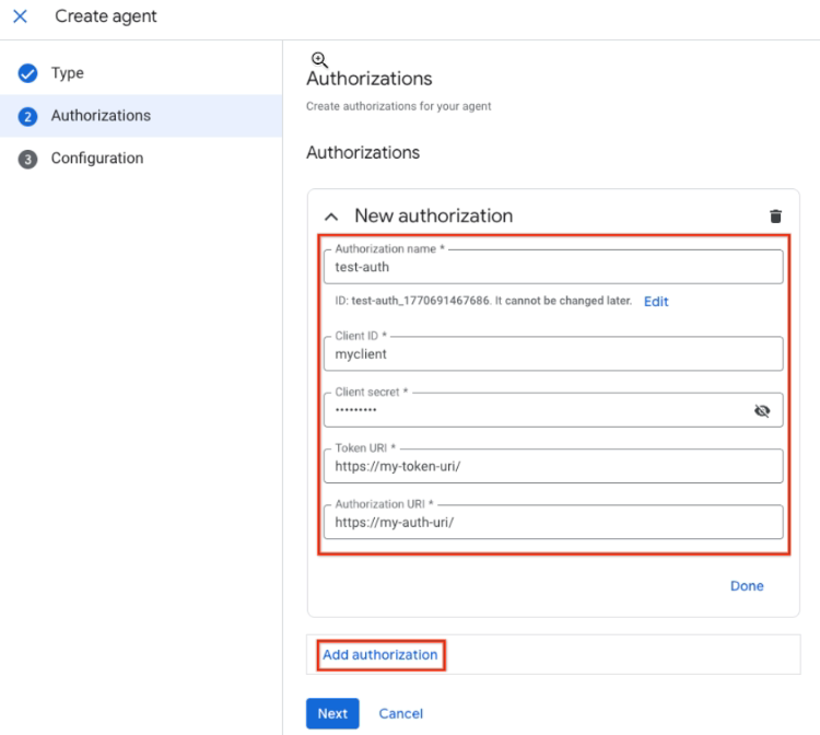 authorize