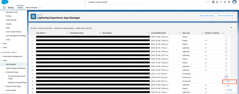 App-Details im App-Manager ansehen