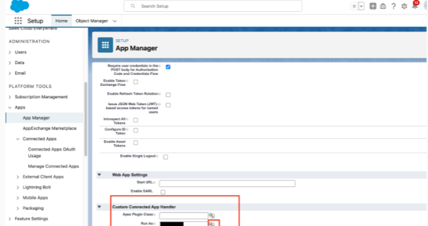 Especificar Ejecutar como en el controlador de aplicaciones conectadas personalizadas