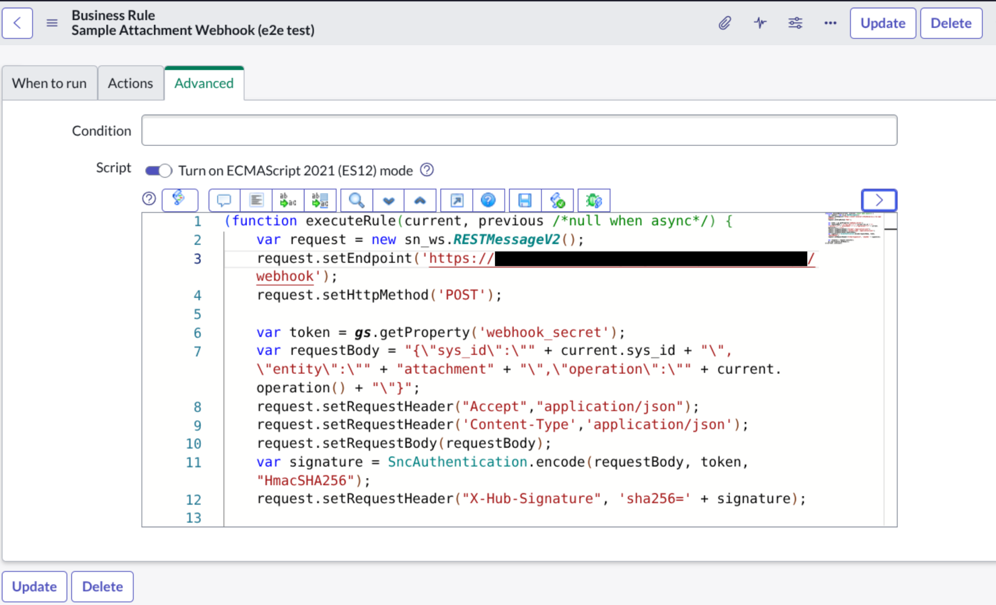 Enter the provided script