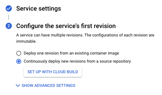 Configure com o Cloud Build