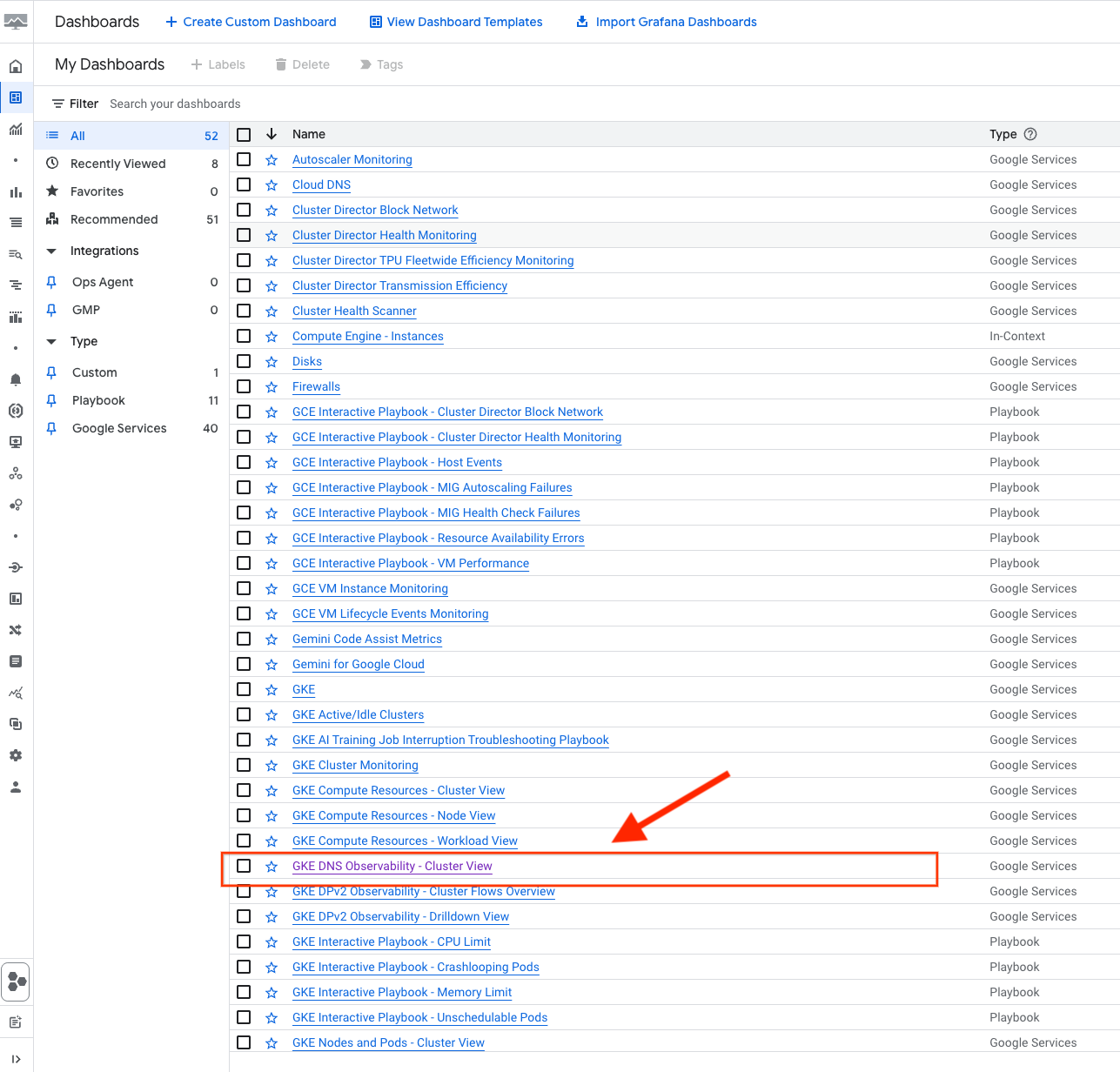 Second screenshot showing DNS dashboard in the Google Cloud console
