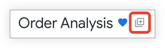 El icono Añadir a los paneles, que es un signo más dentro de dos cuadrados apilados.