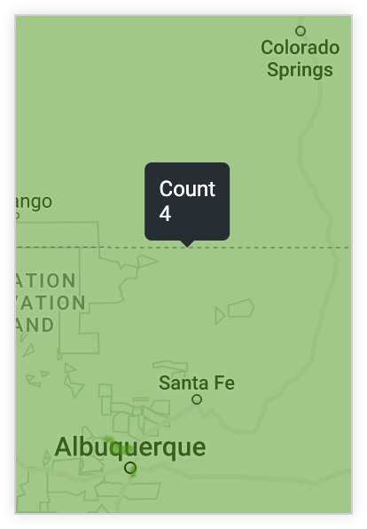 A sugestão apresenta apenas o valor 4 para o campo Count.