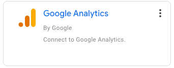 Es el chip del conector de Google Analytics.