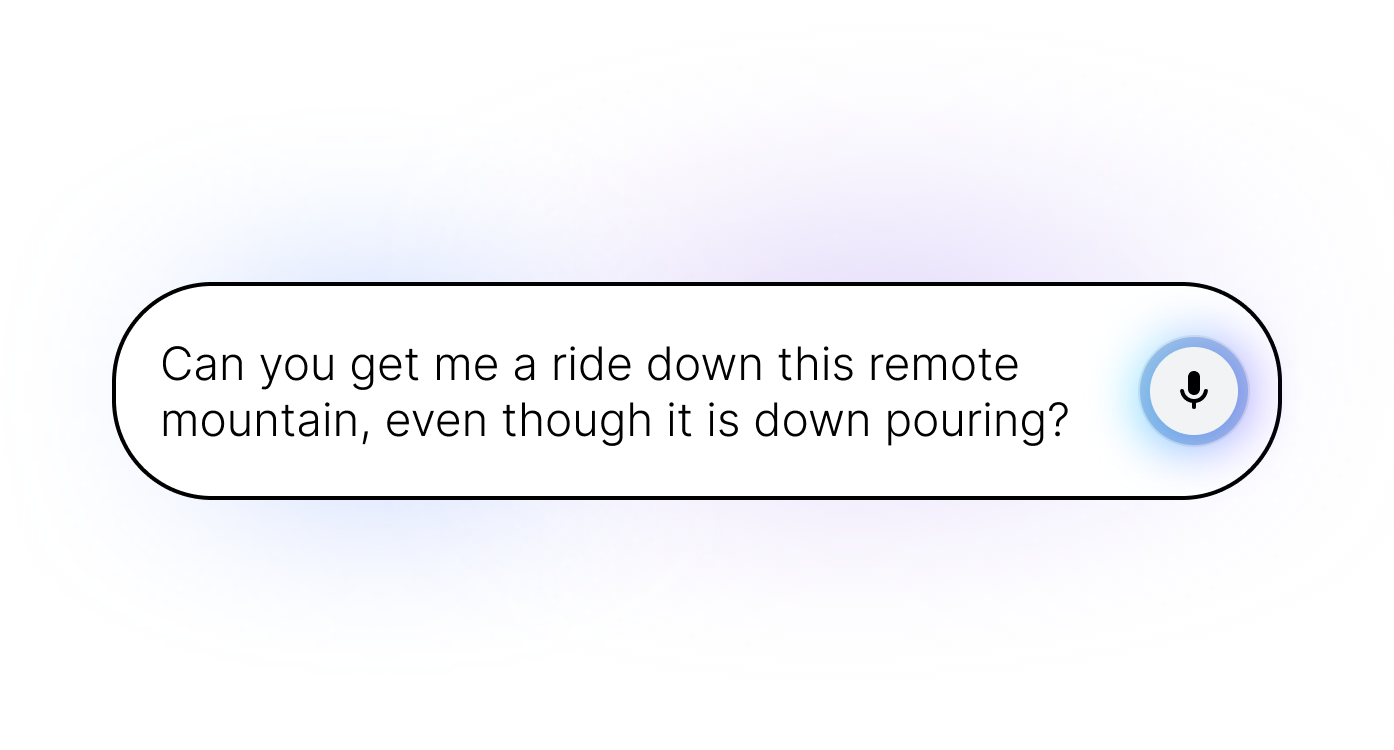 El agente conversacional de comercio ofrece asistencia de accesibilidad multimodal.