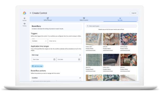Visualizzazione della console di Merchandising per i merchandiser (creator)