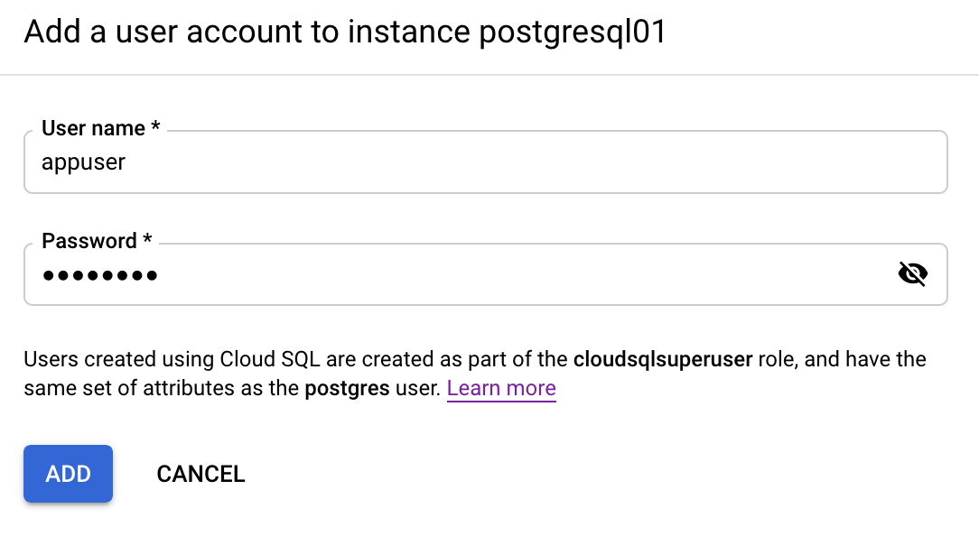 Modificare la password ed eliminare un account.
