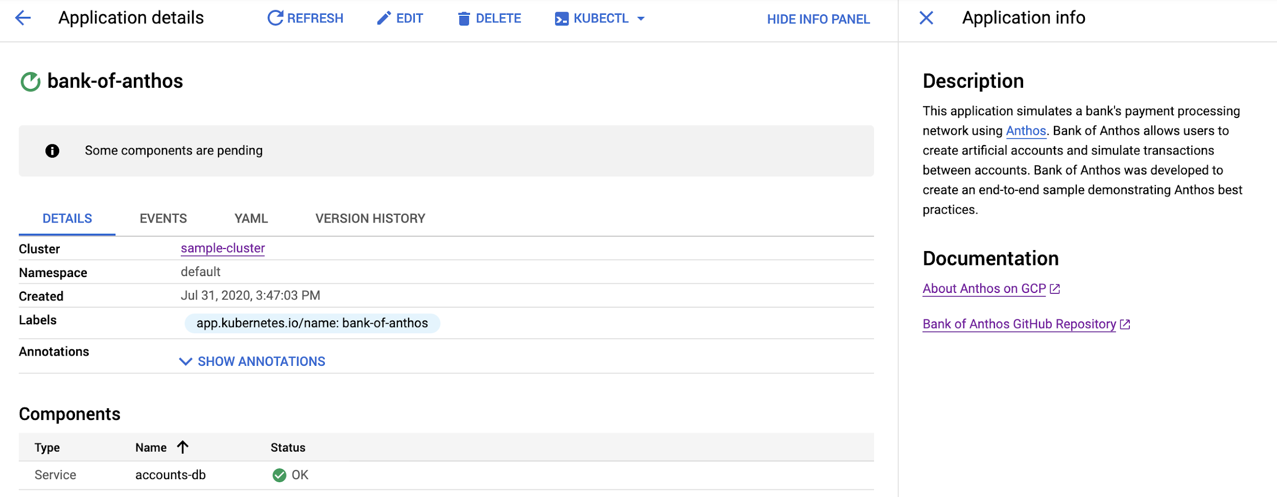 Die Dokumente in der Liste sind als Hyperlink formatiert.