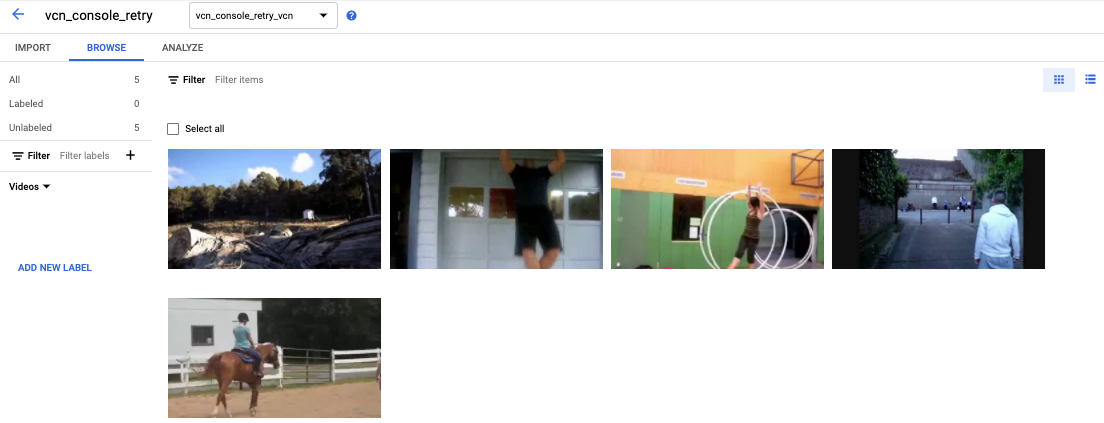 לוח הבקרה של Vertex AI