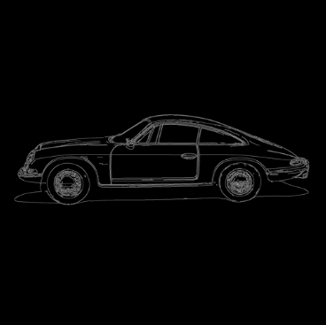 Sample canny edge control image