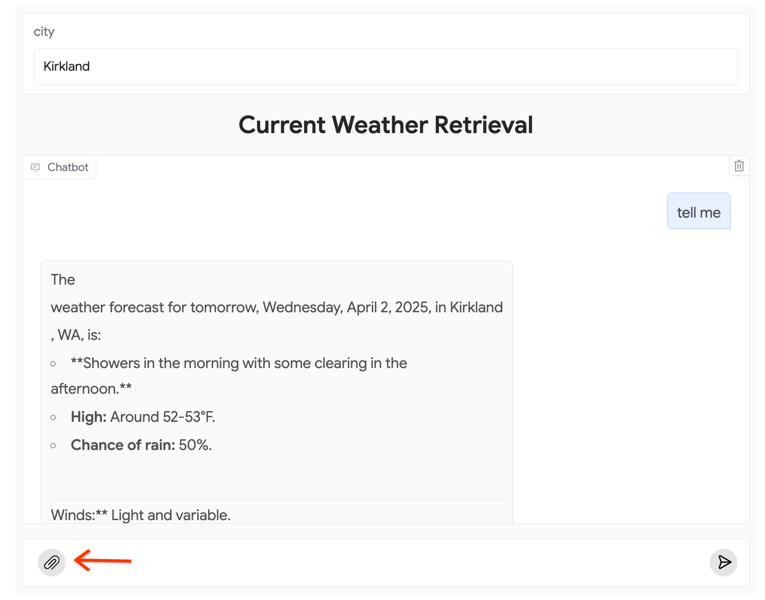 Inserta entradas multimodales