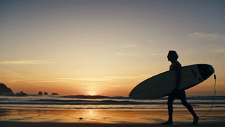 O pôr do sol é absolutamente maravilhoso.