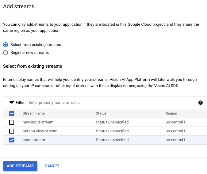 Menambahkan menu streaming di UI