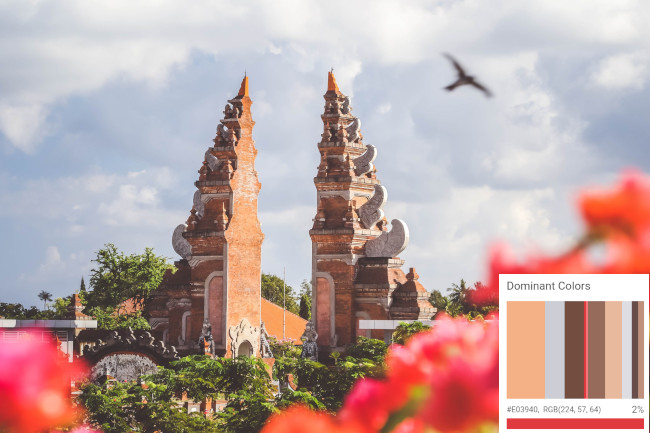 Image de Bali avec des propriétés