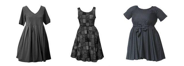 Image de trois robes dans un bucket Cloud Storage